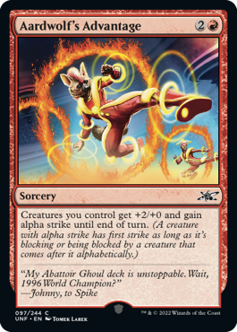 Unfinity 097/244 Aardwolf's Advantage