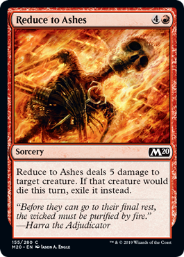 Core Set 2020 155/280 Reduce to Ashes
