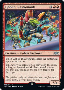 Unfinity 109/244 Goblin Blastronauts
