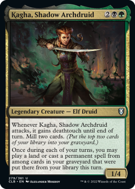 Battle for Baldur's Gate 279/361 Kagha, Shadow Archdruid (Foil)