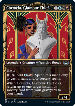 Streets of New Capenna 301 Cormela, Glamour Thief (Golden Age Frame)