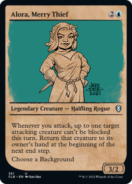 Battle for Baldur's Gate 381 Alora, Merry Thief (Rulebook)