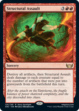 Streets of New Capenna 126/281 Structural Assault (Foil)