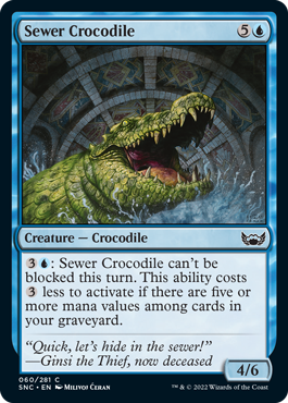 Streets of New Capenna 060/281 Sewer Crocodile