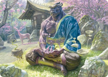 Kamigawa Neon Dynasty Art Series 08/81 Kosei, Penitent Warlord - Matt Stewart