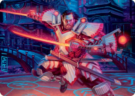 Kamigawa Neon Dynasty Art Series 14/81 Isshin, Two Heavens as One