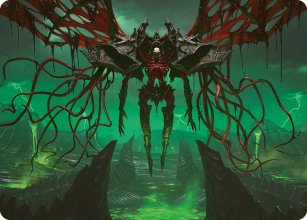 Phyrexia All Will be One Art Series 18/81 Archfiend of the Dross - Lie Setiawan