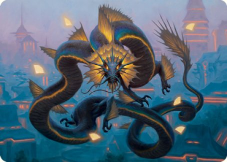 Kamigawa Neon Dynasty Art Series 25/81 Ao, the Dawn Sky - Chris Rahn