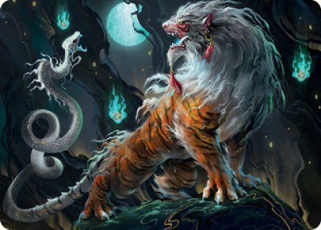 Kamigawa Neon Dynasty Art Series 28/81 Gloomshrieker - Fiona Hsieh