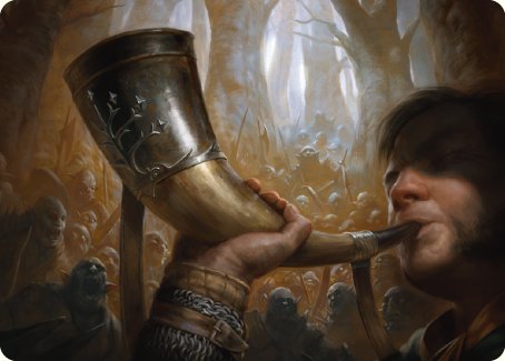 The Lord of the Rings Art Series 29/81 Horn of Gondor - Yigit Koroglu