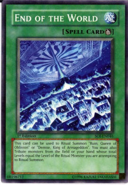 End of the World Yu-Gi-Oh! (SOI-EN046)