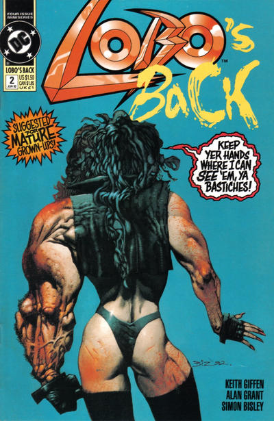 Lobo's Back #2 DC Comics (1992)