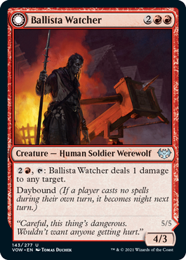 Innistrad: Crimson Vow 143/277 Ballista Watcher//Ballista Wielder (Foil)