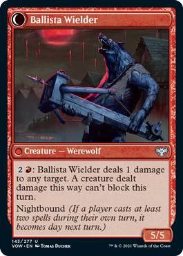 Innistrad: Crimson Vow 143/277 Ballista Watcher//Ballista Wielder (Foil)