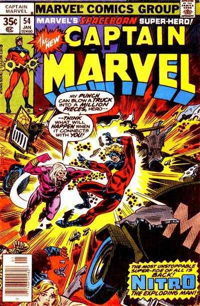 Captain Marvel #54 Marvel comics (1968)
