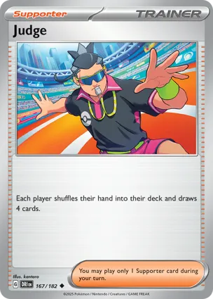Destined Rivals 167/182 Judge (Reverse Holo)