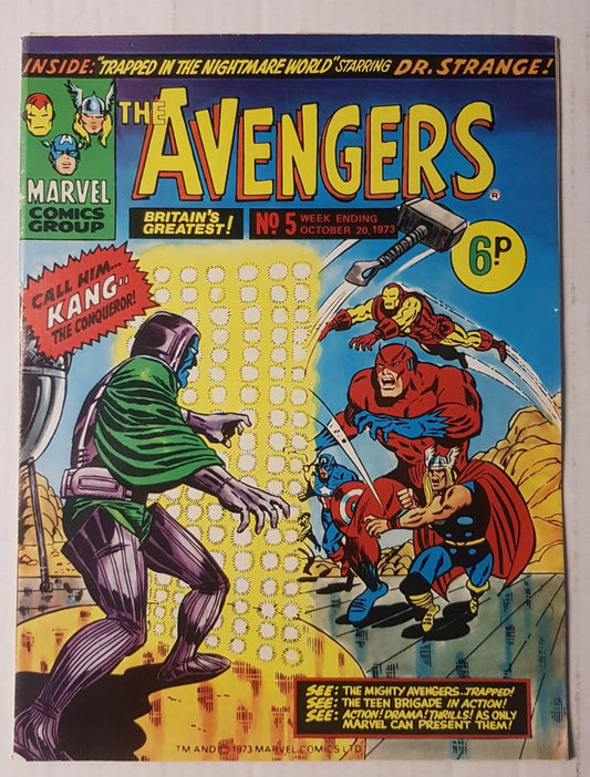The Avengers #5 Marvel Comics UK (1973)(JB)