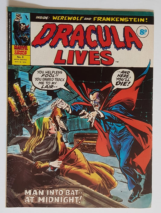 Dracula Lives #6 Marvel UK (1974)(JB)