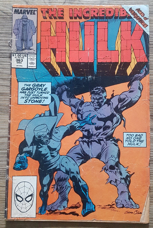 Incredible Hulk #363 Marvel Comics (1968)