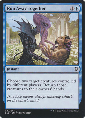 Battle for Baldur's Gate 092/361 Run Away Together (Foil)