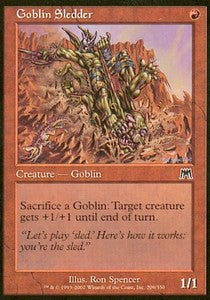 Onslaught 209/350 Goblin Sledder