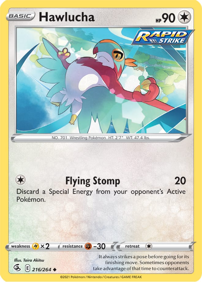Fusion Strike 216/264 Hawlucha (Reverse Holo)