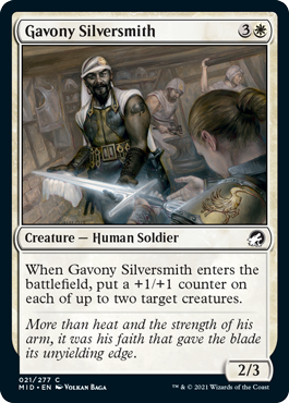 Innistrad: Midnight Hunt 021/277 Gavony Silversmith (Foil)