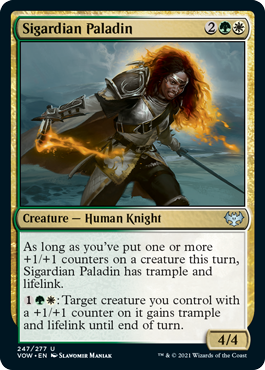 Innistrad: Crimson Vow 247/277 Sigardian Paladin (Foil)