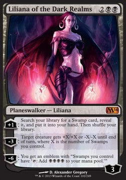 Magic 2014 102/249 Liliana of the Dark Realms