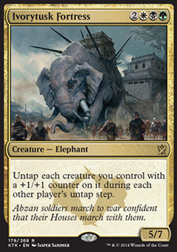 Khans of Tarkir 179/269 Ivorytusk Fortress