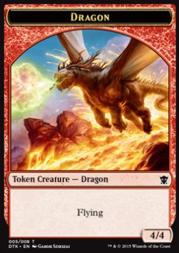 Dragon 005/008 Dragons of Tarkir Token