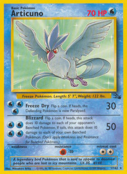 Fossil 17/62 Articuno (AS)