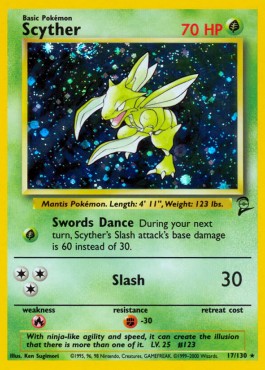 Base Set Two 017/130 Scyther (Holo)(AS)