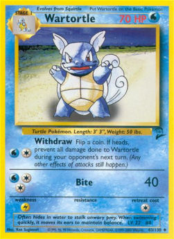 Base Set Two 063/130 Wartortle