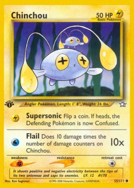 Neo Genesis 055/111 Chinchou (First Edition)