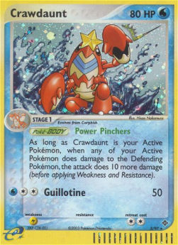 EX Dragon 03/97 Crawdaunt (Cosmos Holo)