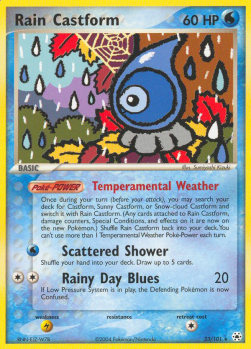 EX Hidden Legends 023/101 Rain Castform