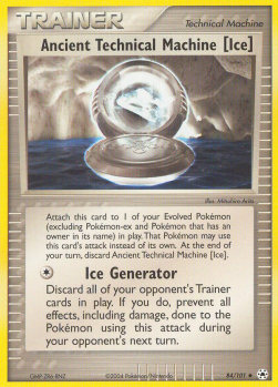 EX Hidden Legends 084/101 Ancient Technical Machine (Ice)(Holo)