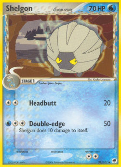 EX Dragon Frontiers 038/101 Shelgon & Delta Species