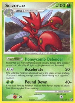 Stormfront 025/100 Scizor Lv 47