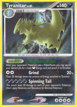 Stormfront 030/100 Tyranitar Lv. 61