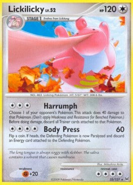 Platinum 033/127 Lickilicky