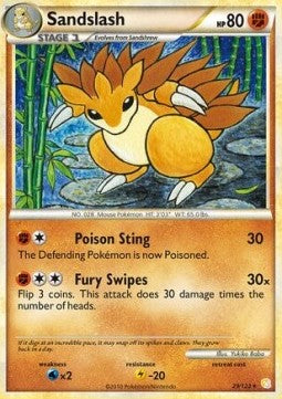 HeartGold & SoulSilver 029/123 Sandslash