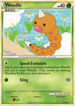 HS Unleashed 69/95 Weedle