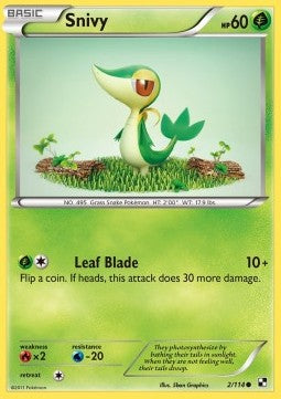 Black & White 002/114 Snivy