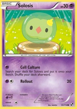 Black & White 055/114 Solosis (Reverse Holo)