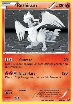 Black & White Promo BW004 Reshiram (Holo)