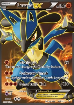 Furious Fists 107/111 Lucario EX