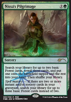Magic: The Gathering Promo FNM 001/012 Nissa's Pilgrimage (Foil)