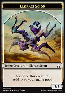 Eldrazi Scion 003/011 Oath of the Gatewatch Token